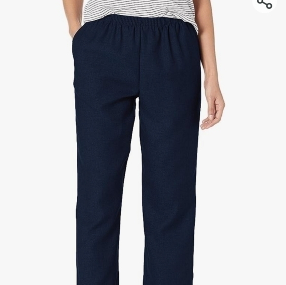 [Allison Daley] Navy Pull Up Pants - Size 18WR